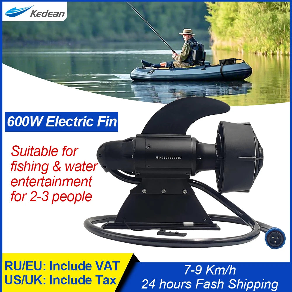 Underwater Thruster Electric Fin Motor for Fishing SUP Paddle Board Surfboard POWER FIN Remote Control Kayak Thruster