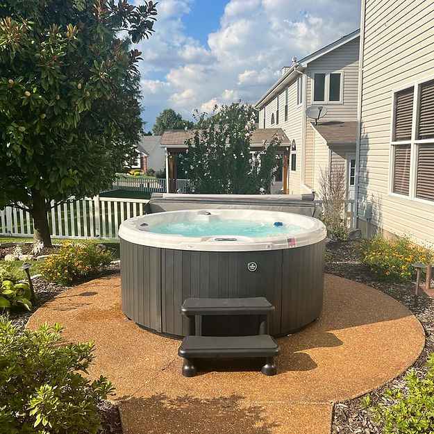 Northstar Round Hot Tub – 5-Person Round Spa with Hydrotherapy Jets