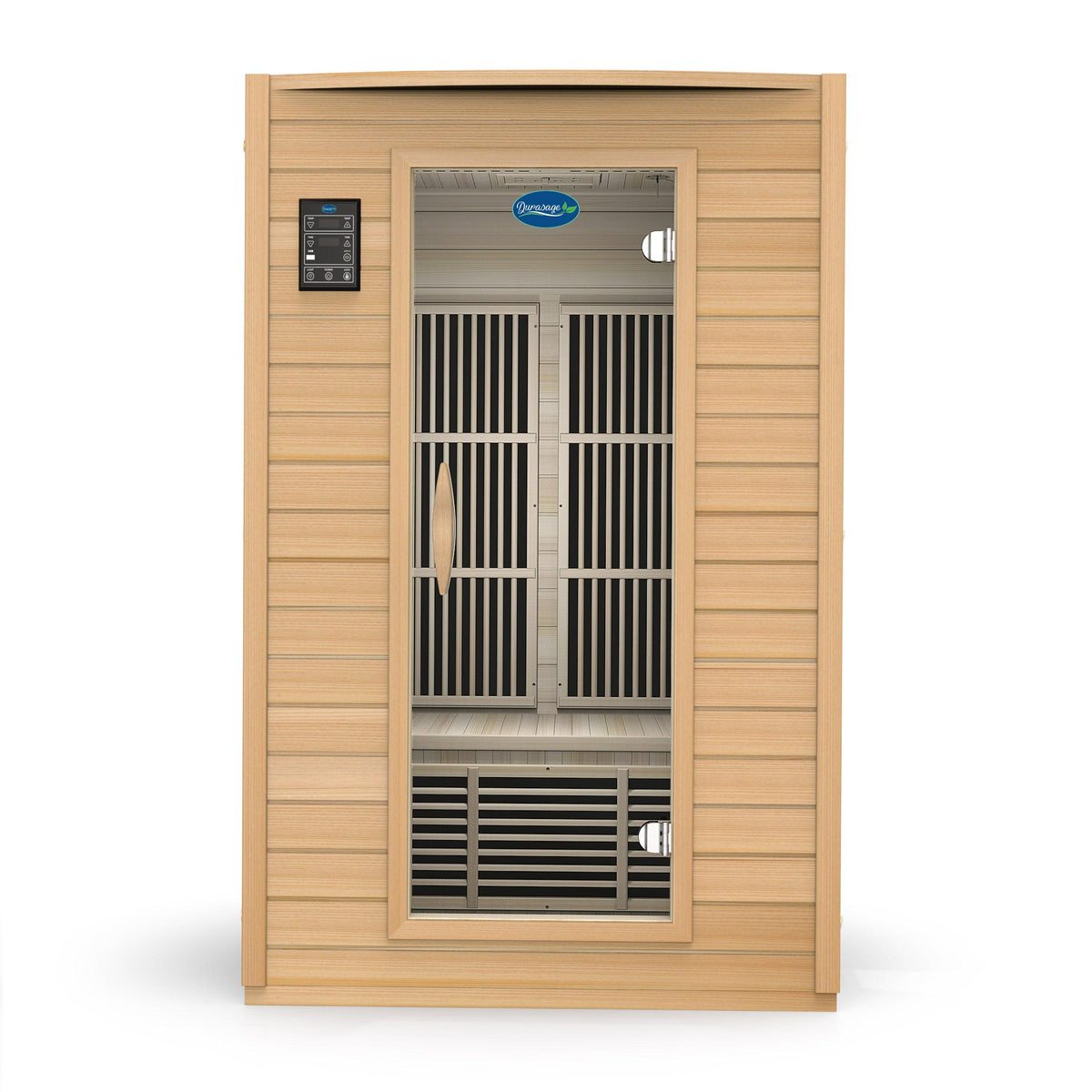 Durasage 2-Person Far Infrared Sauna – Canadian Hemlock & 6 Carbon Heaters - Aloha Swim Wellness
