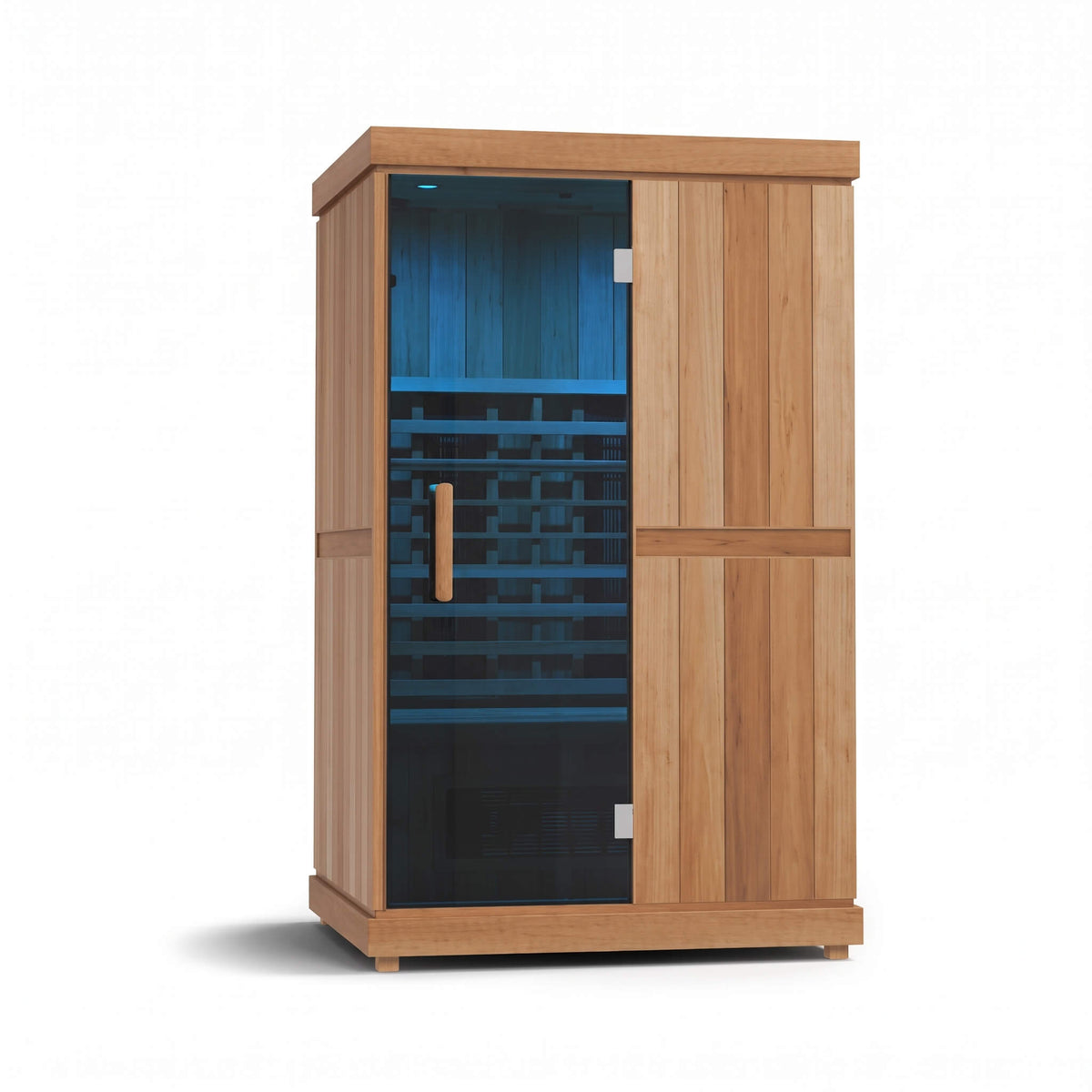 Finnmark FD-2 Full-Spectrum 2-Person Infrared Sauna – LCD Touchscreen & Bluetooth Audio