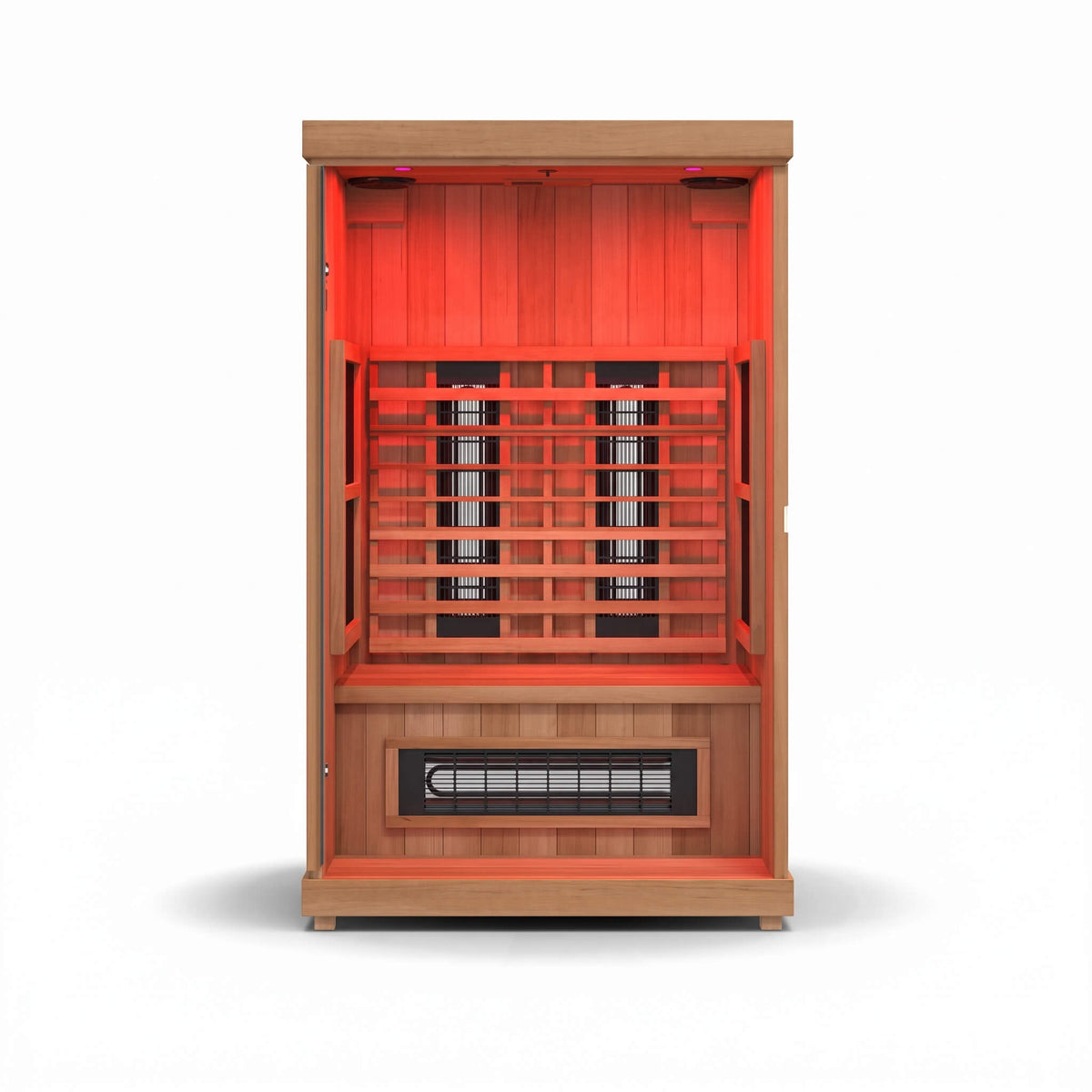Finnmark FD-2 Full-Spectrum 2-Person Infrared Sauna – LCD Touchscreen & Bluetooth Audio