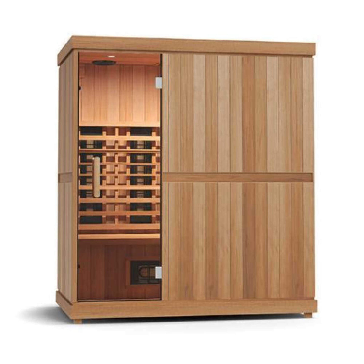 Finnmark FD-3 4-Person Full-Spectrum Infrared Sauna – Cedar Interior, Touchscreen & Bluetooth Audio