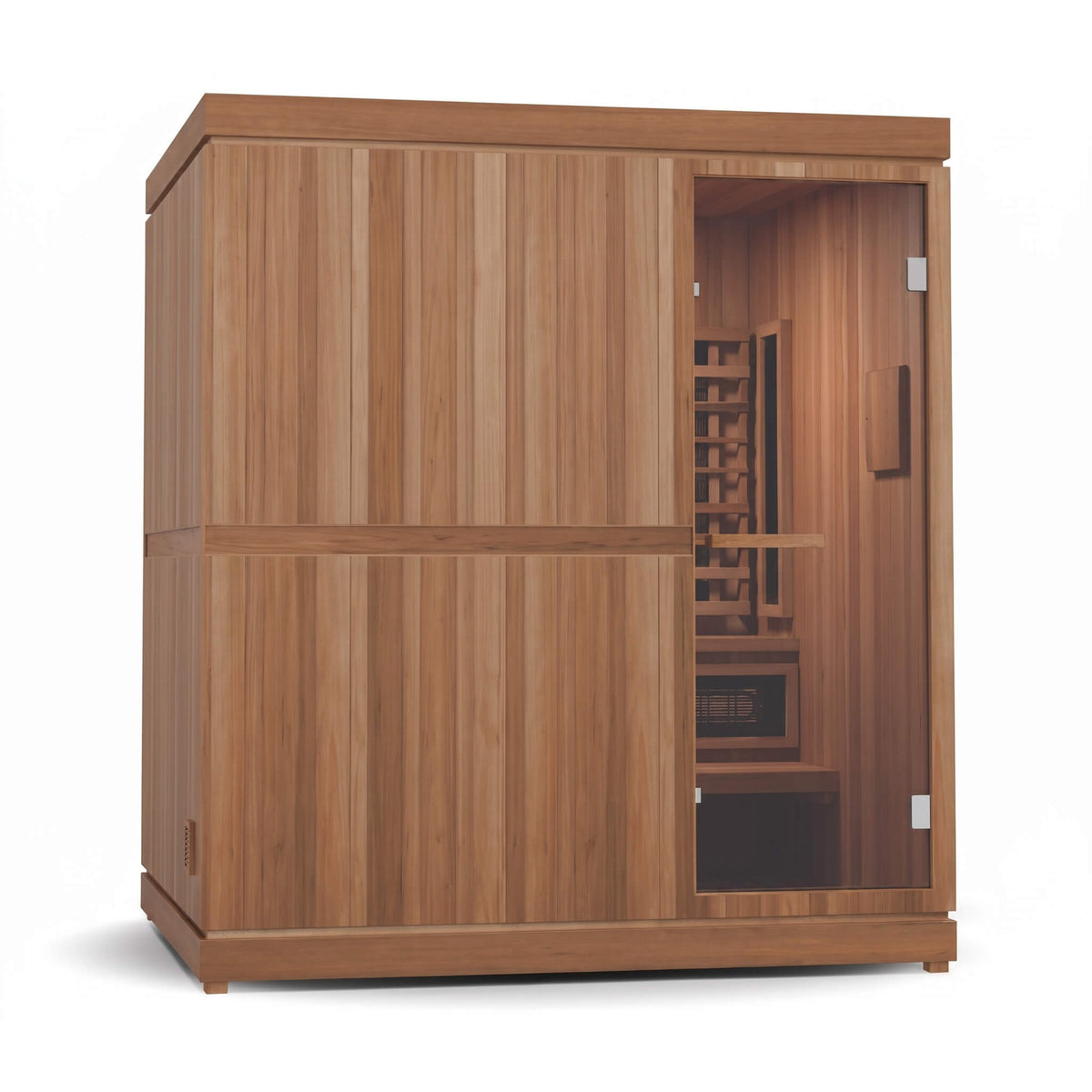 Finnmark FD-5 Trinity XL 4-Person Infrared & Traditional Sauna Combo with Red Light Therapy