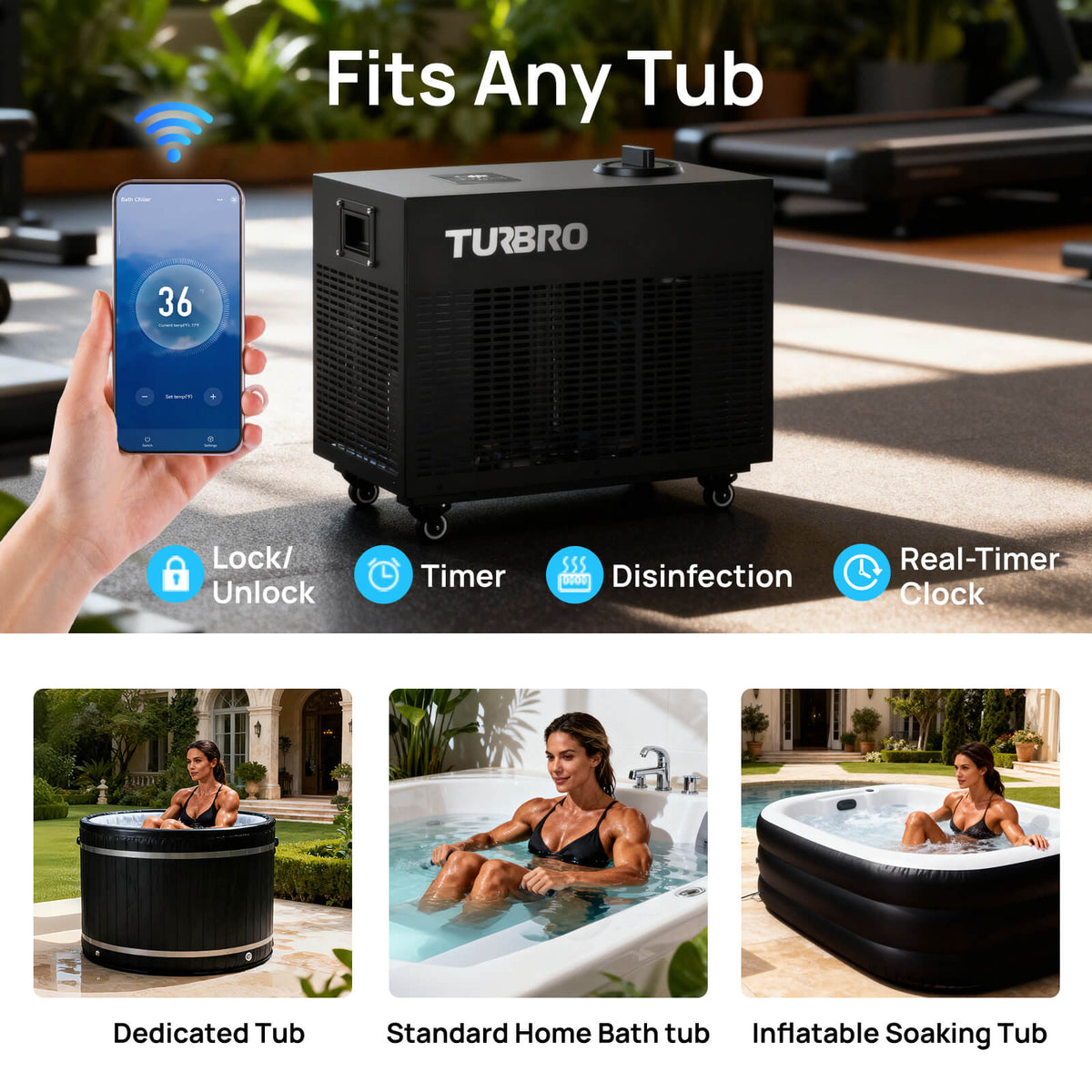 Frostcore Ice Bath Water Chiller for Cold Plunge - Aloha Swim Wellness