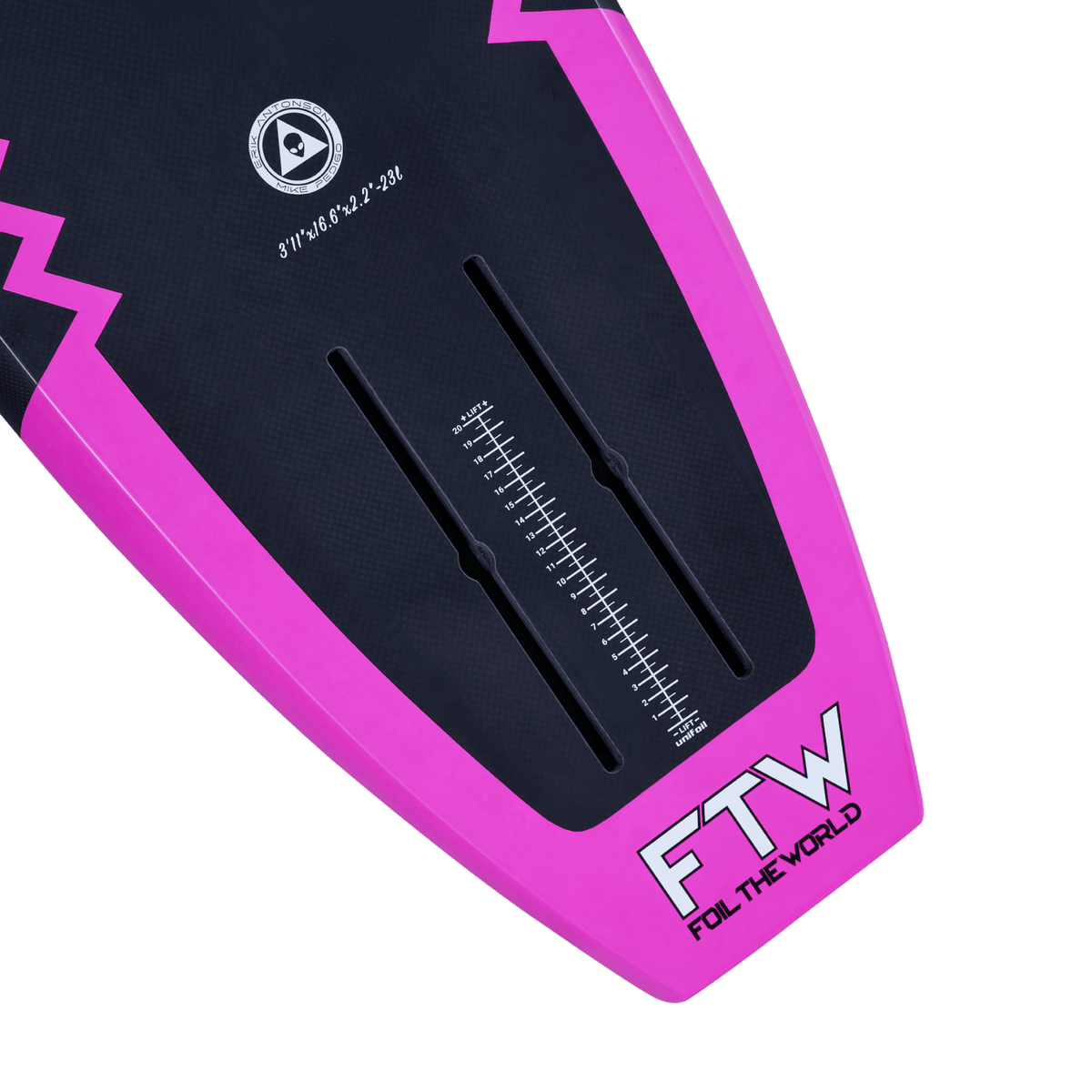 Unifoil FTW Foil Board – Lightweight Low-Volume Crossover Shape for Surf, Strapped, Tow, Wake & Dock Foiling