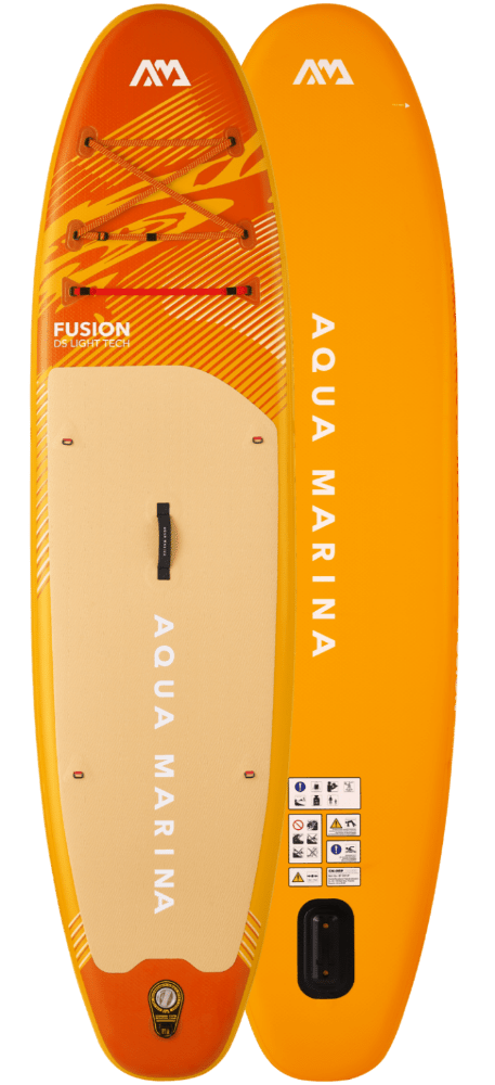 Fusion (Before Sunset) All-Around iSUP (3.3m/15cm) With Aluminum SPORTS III Paddle And Safety Leash - Aloha Swim Wellness
