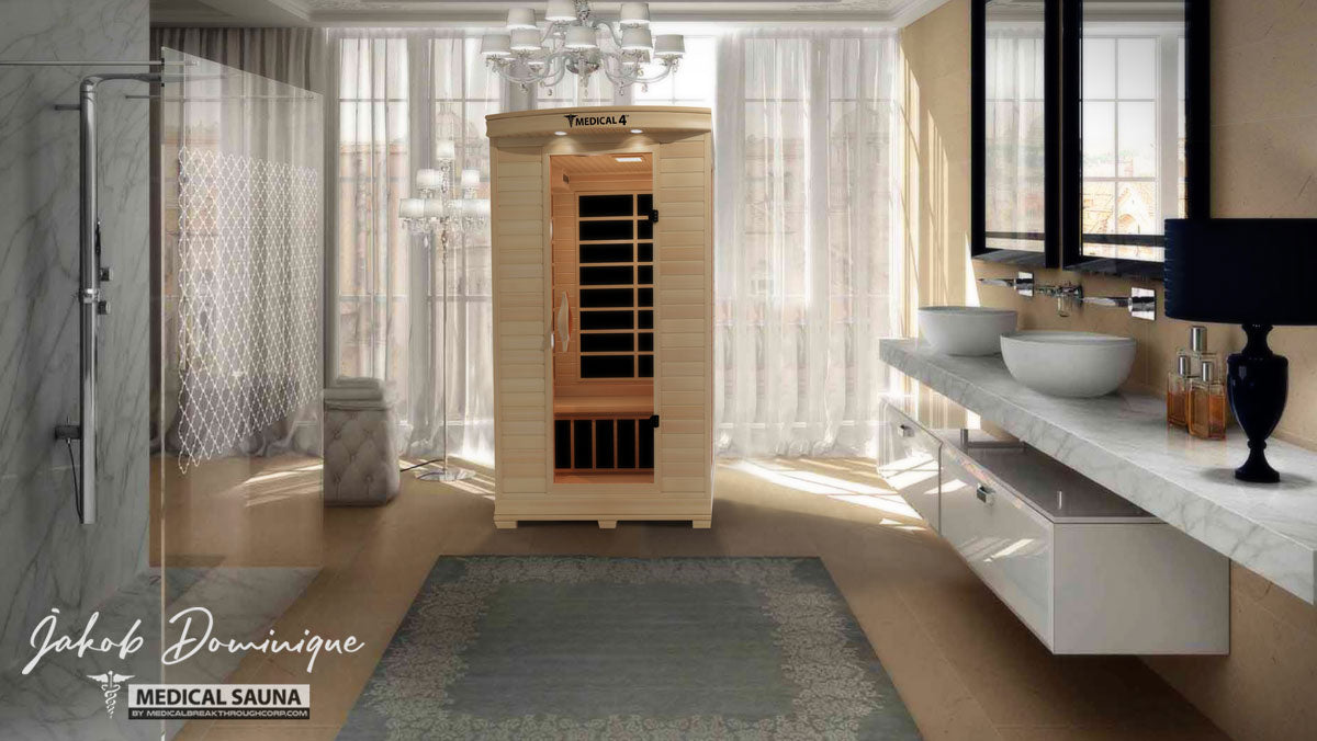 Medical 4 Full-Spectrum Infrared Sauna – 2-Person Home Sauna, 1700W