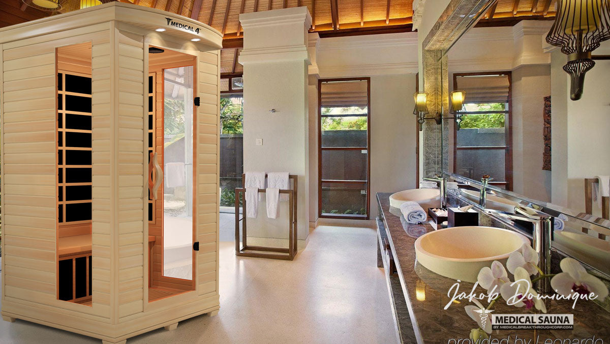 Medical 4 Full-Spectrum Infrared Sauna – 2-Person Home Sauna, 1700W