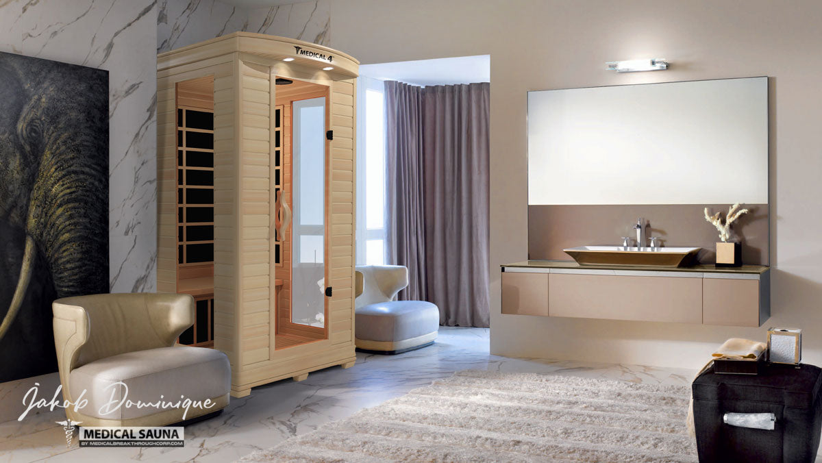 Medical 4 Full-Spectrum Infrared Sauna – 2-Person Home Sauna, 1700W
