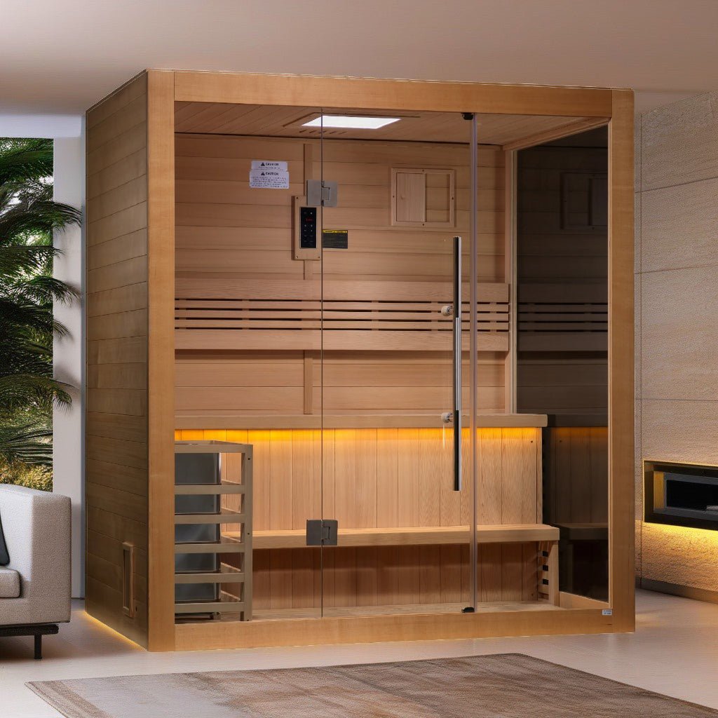 Golden Designs Forssa Edition 3–4 Person Traditional Sauna - Aloha Swim Wellness
