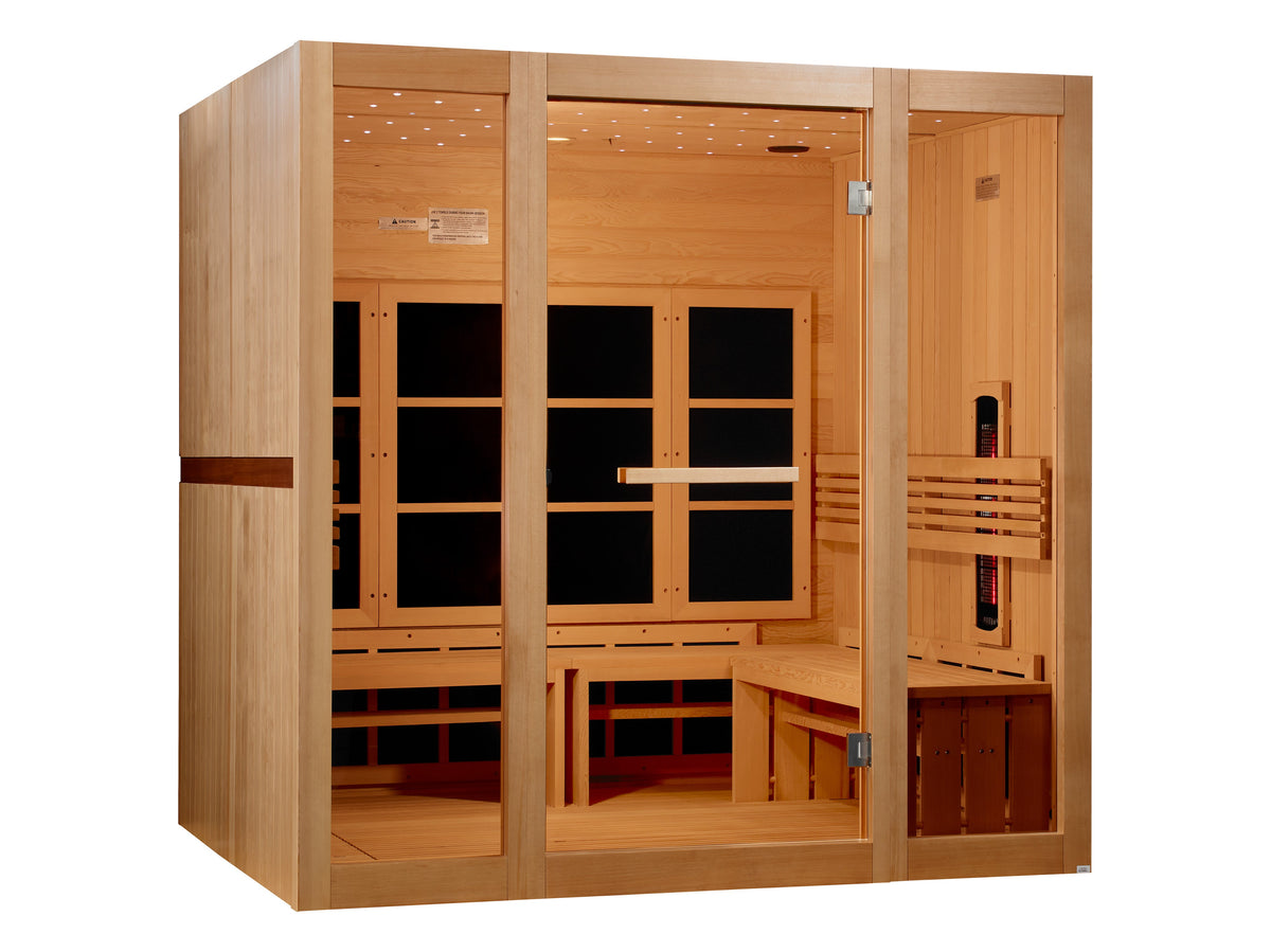 Golden Designs GDI-6880-03 FS 8-Person Infrared Sauna - Aloha Swim Wellness