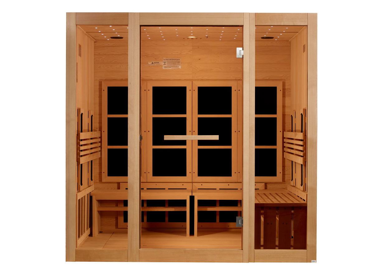 Golden Designs GDI-6880-03 FS 8-Person Infrared Sauna - Aloha Swim Wellness