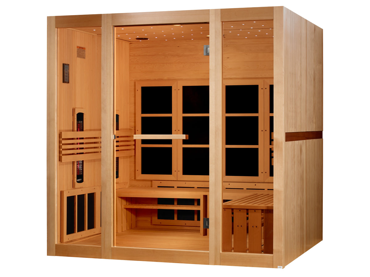Golden Designs GDI-6880-03 FS 8-Person Infrared Sauna - Aloha Swim Wellness