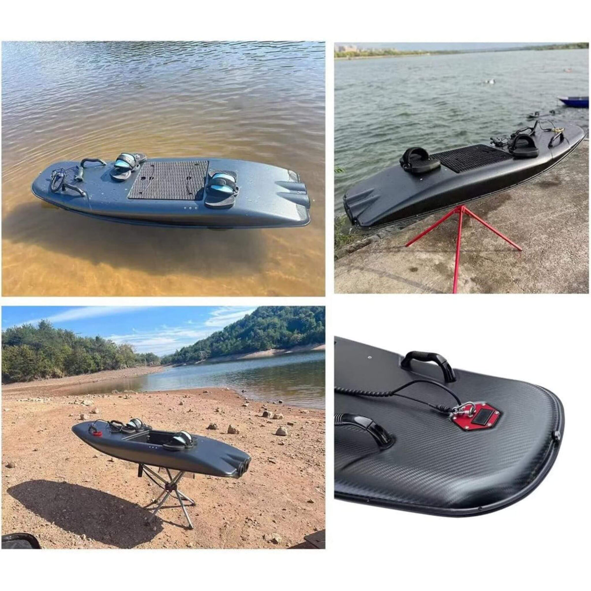 HDT High-Performance 10KW Electric Motorized ABS Water Jet Surfboard (SAK84917) - Aloha Swim Wellness