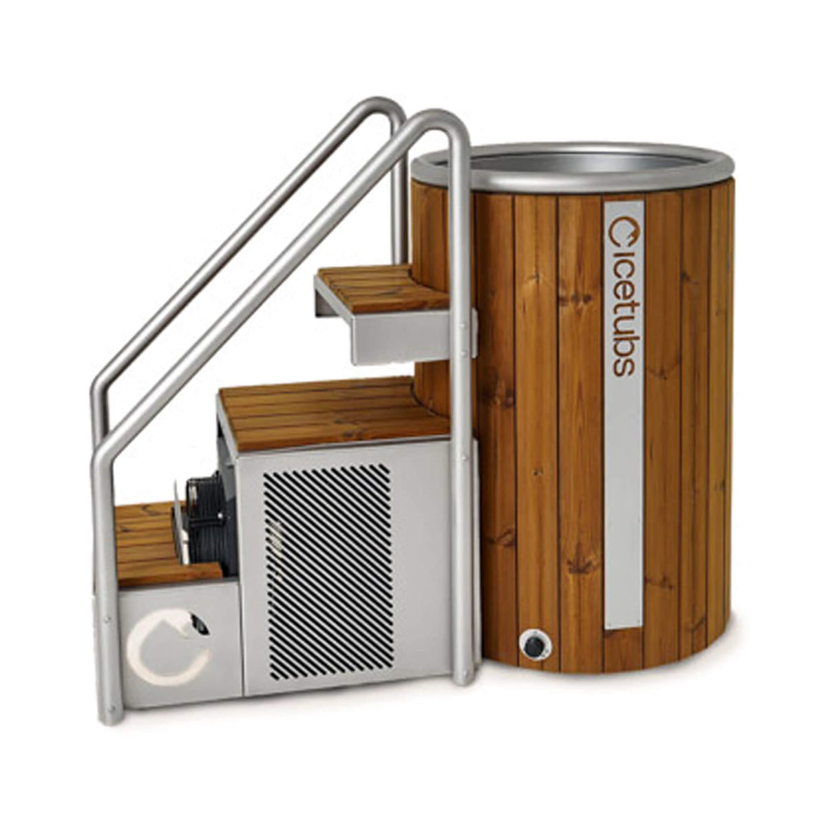 Icetubs IceBarrel Cold Plunge Tub – Thermowood Immersion Spa with Integrated Chiller & Heater