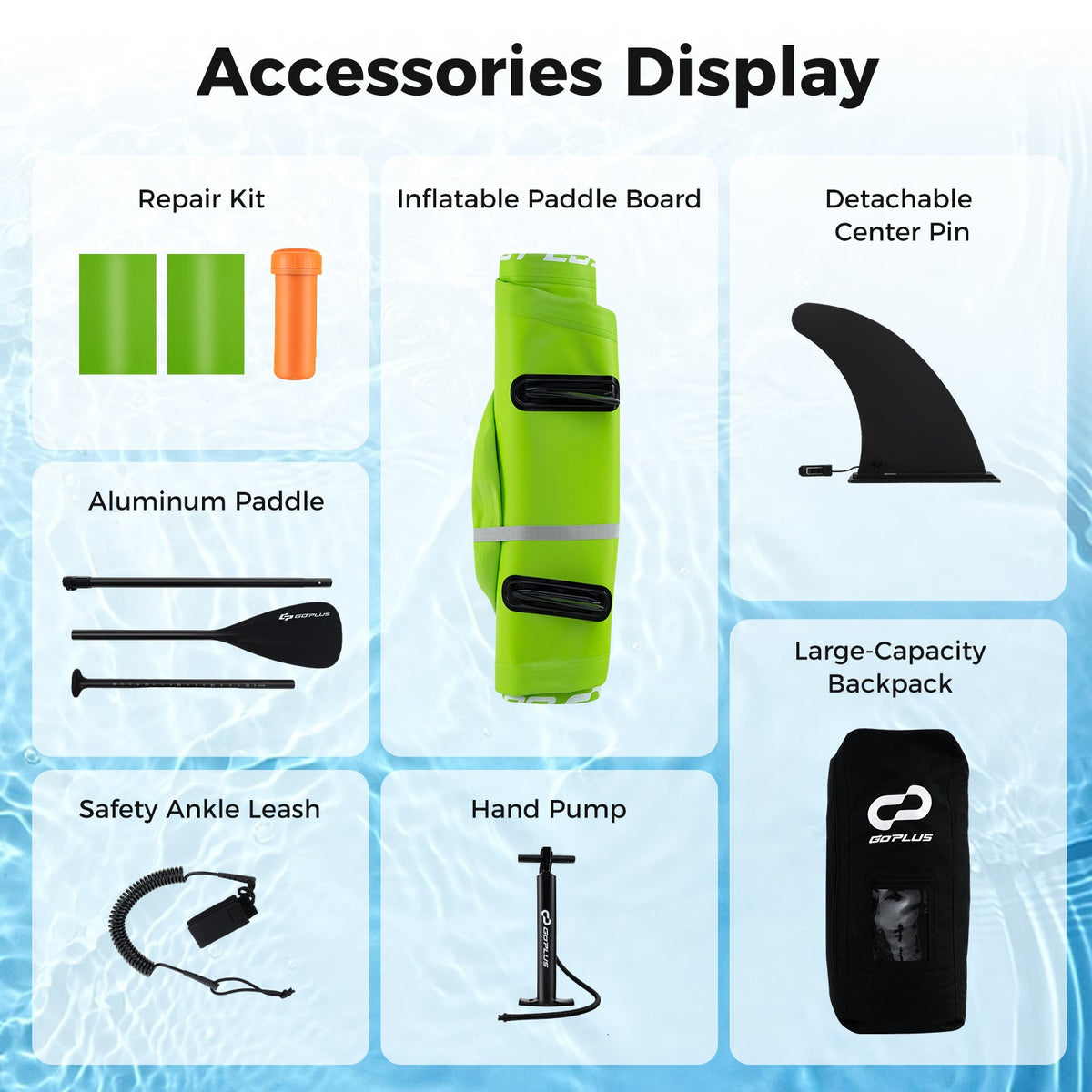 Inflatable SUP Board – Complete Paddle Kit - Aloha Swim Wellness