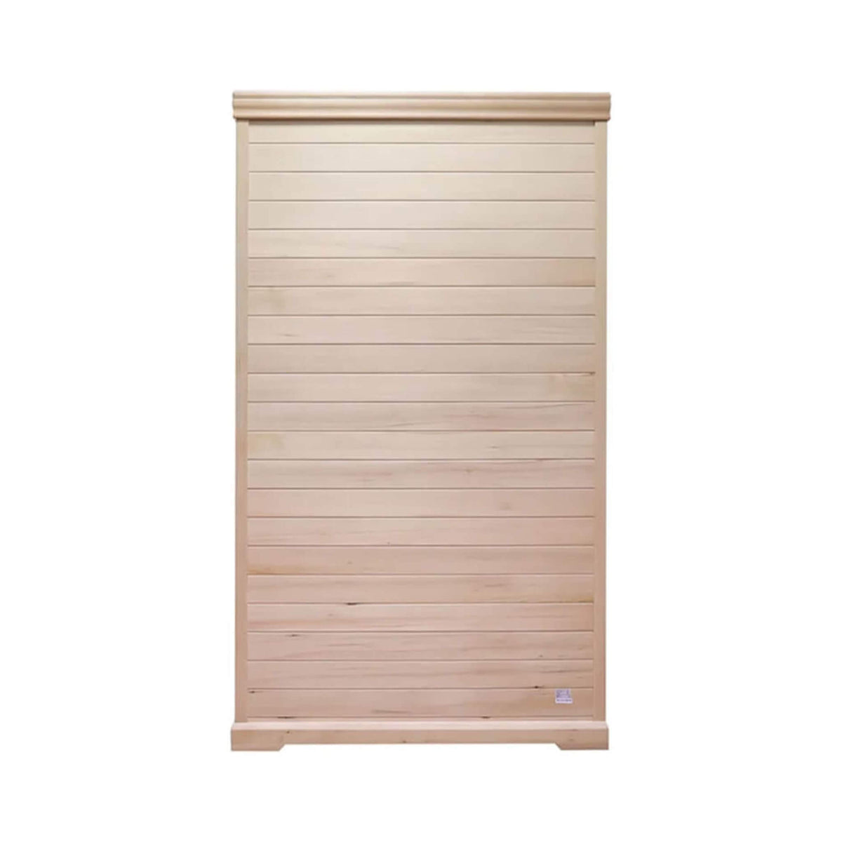 Premium Hemlock Wood 2-Person Infrared Sauna – Foot Heating, Bluetooth Audio & LED Lighting