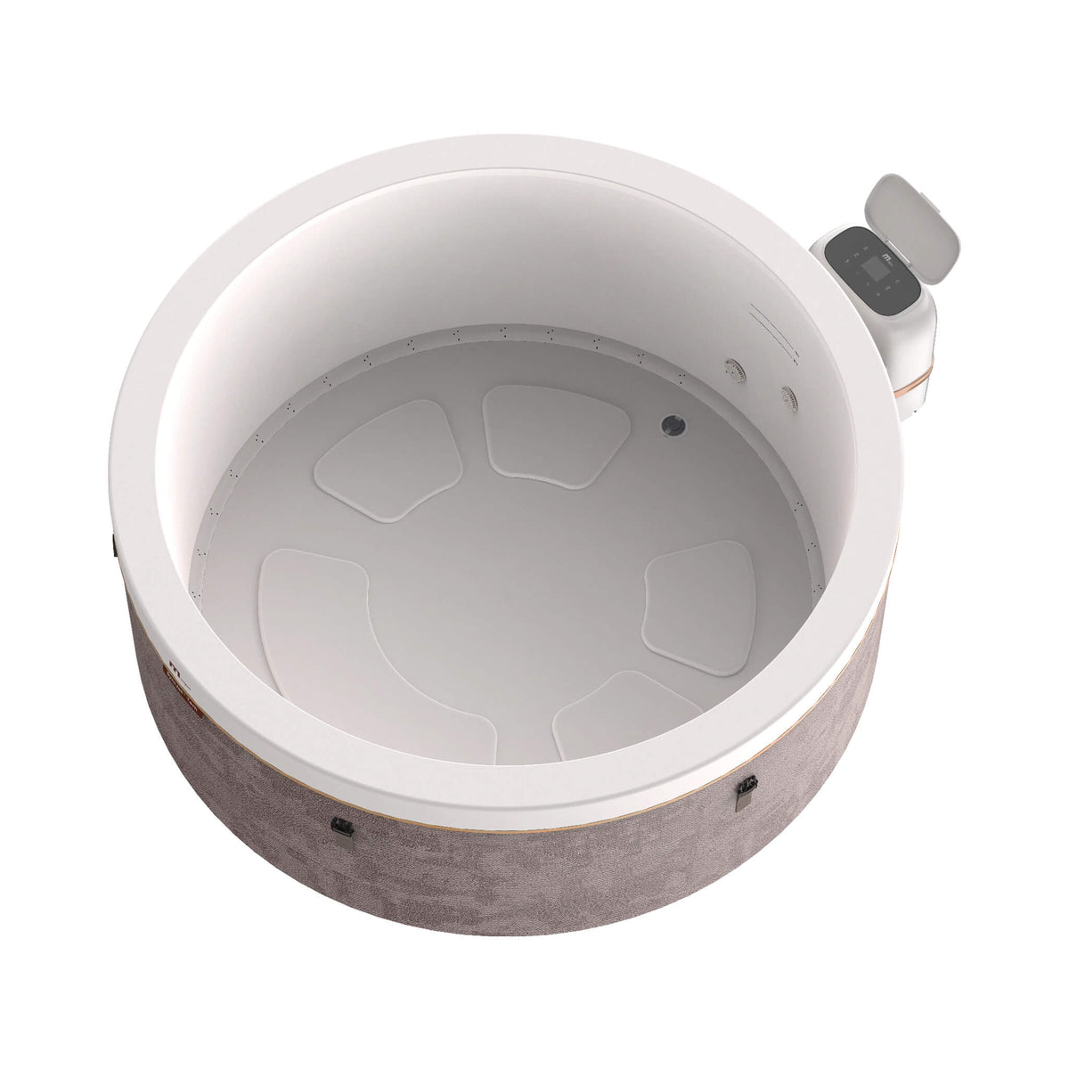 MSpa Cocoon Verto Series 6-Person Inflatable Hot Tub – SyncJet™ Hydromassage - Aloha Swim Wellness