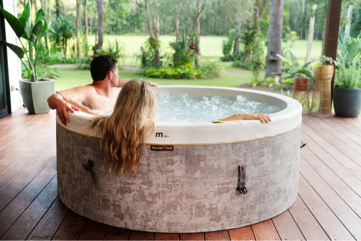 MSPA | COCOON | Verto Series | Textile-inspired Design | Rigid Hot Tub & Spa | Upto 6 Person - Aloha Swim Wellness