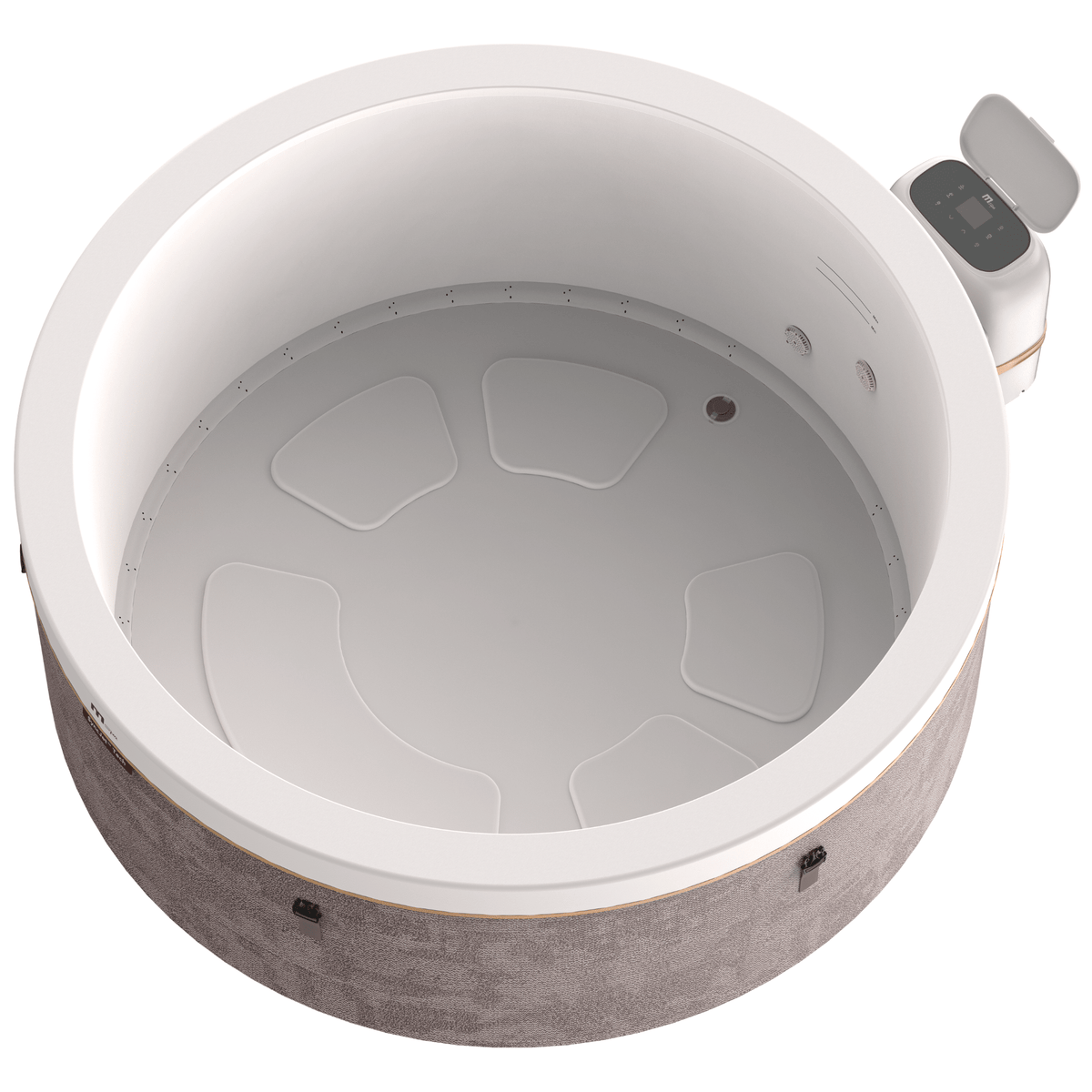 MSPA | COCOON | Verto Series | Textile-inspired Design | Rigid Hot Tub & Spa | Upto 6 Person - Aloha Swim Wellness