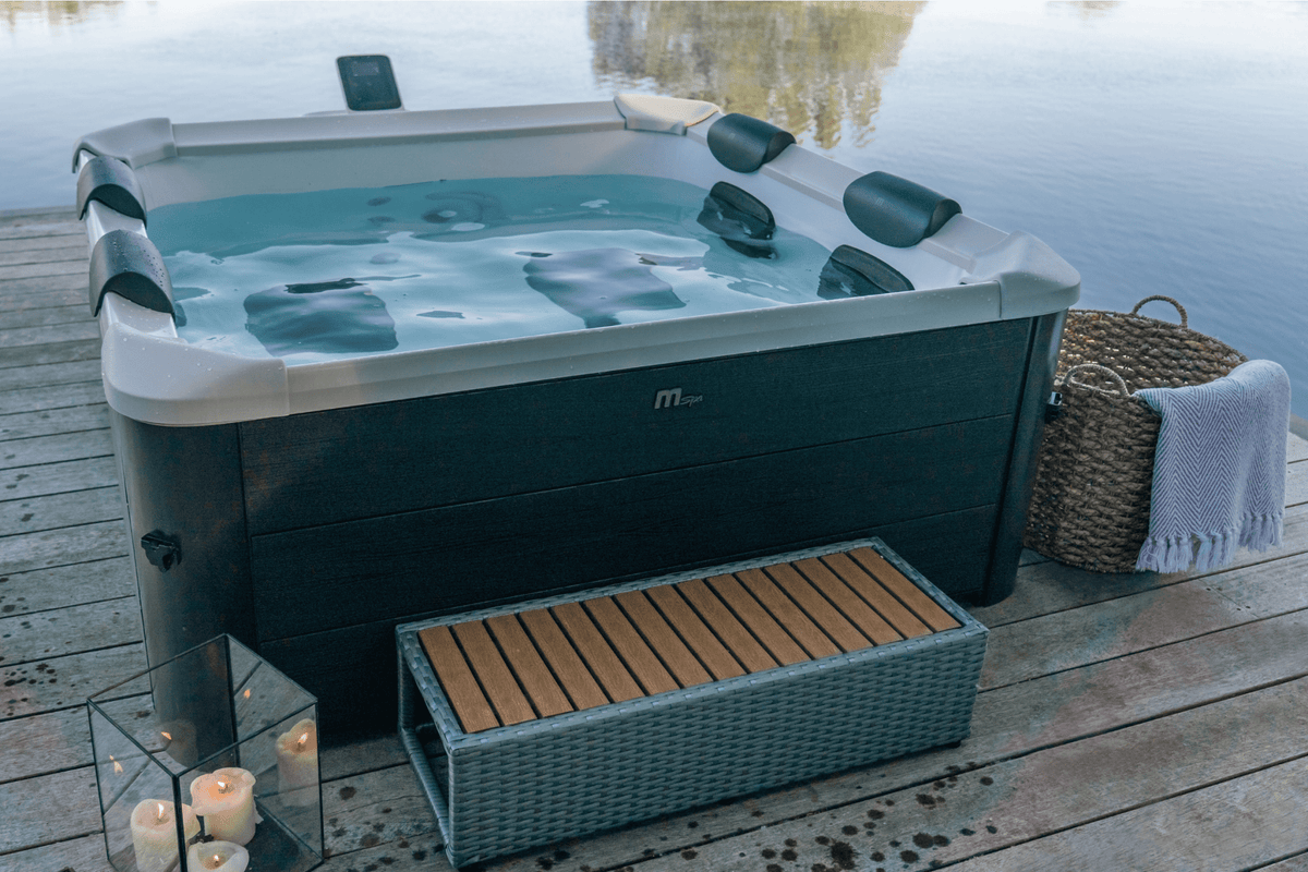 MSPA | OSLO | Frame Series | Rigid Hot Tub & Spa | Light up the night | Upto 6 Person - Aloha Swim Wellness