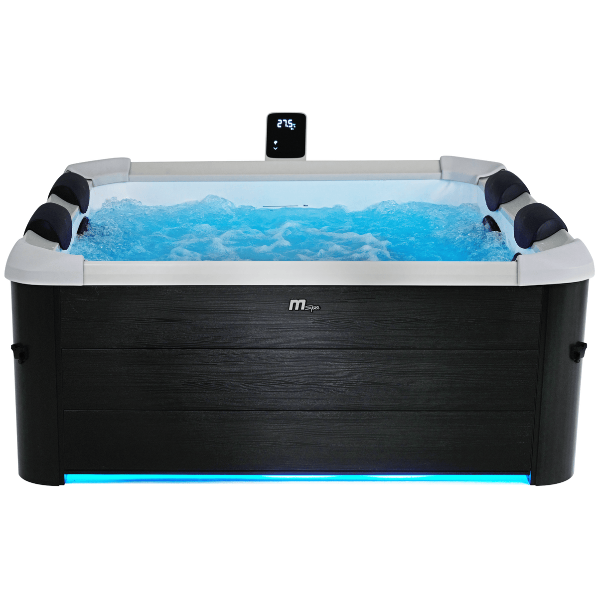 MSPA | OSLO | Frame Series | Rigid Hot Tub & Spa | Light up the night | Upto 6 Person - Aloha Swim Wellness