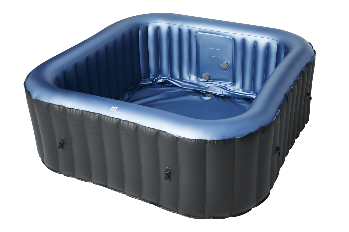 MSPA | TEKAPO | Comfort Series | Inflatable Hot Tub & Spa | Metallic Blue | Upto 6 Person - Aloha Swim Wellness