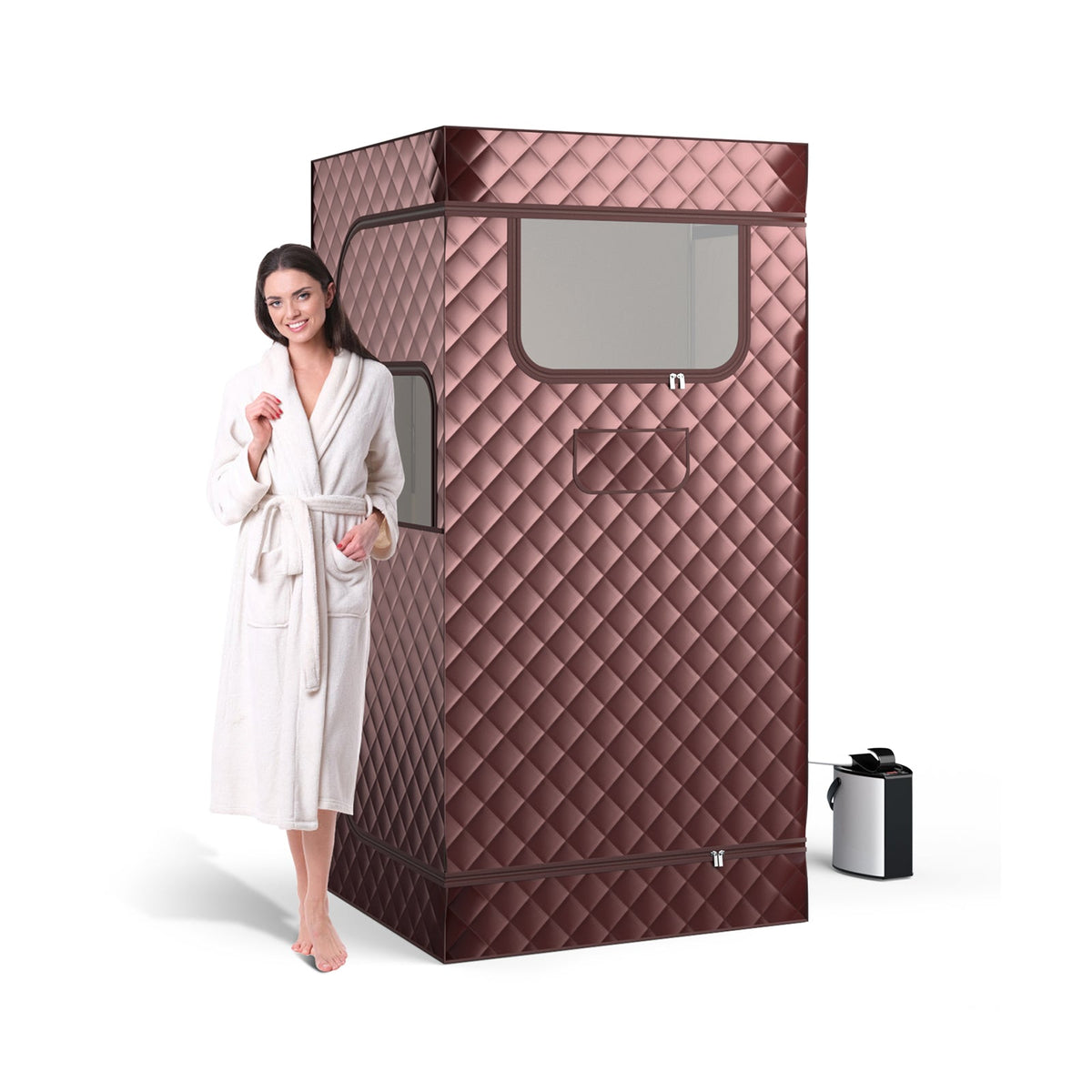 Portable Steam Sauna Tent with 3L Generator & Remote - Aloha Swim Wellness