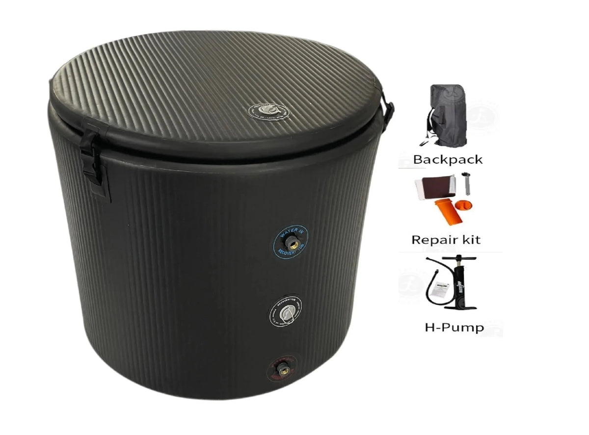 Pro Elite 90cm Ice Bath Pod — Inflatable Cold Plunge Tub for Athletes - Aloha Swim Wellness