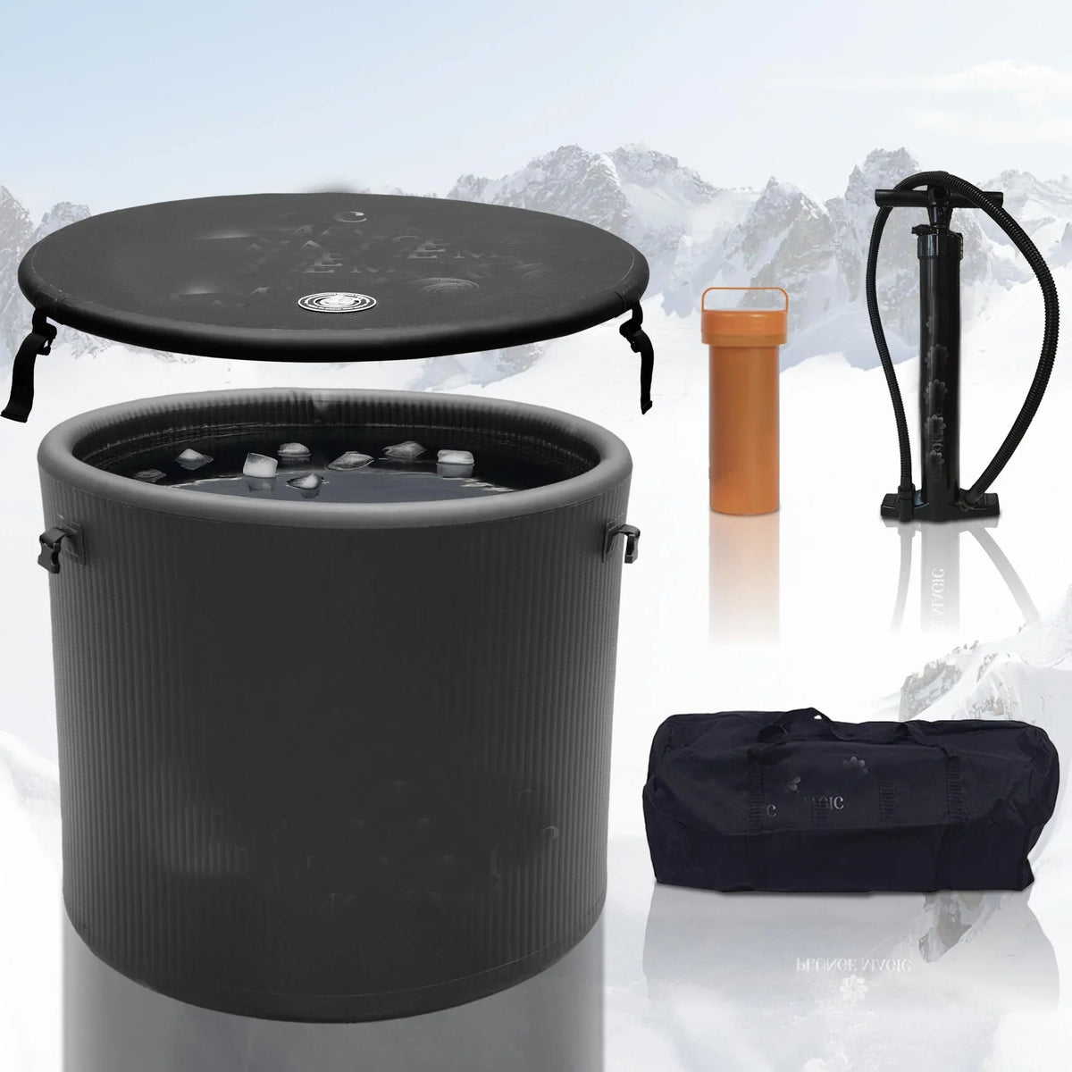 Pro Elite 90cm Ice Bath Pod — Inflatable Cold Plunge Tub for Athletes - Aloha Swim Wellness