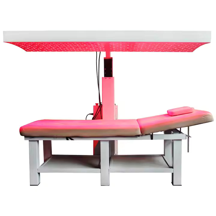 TimeLight™ Multi-Spectrum Red Light Therapy Table &amp; Panel System – Full-Body Red & NIR