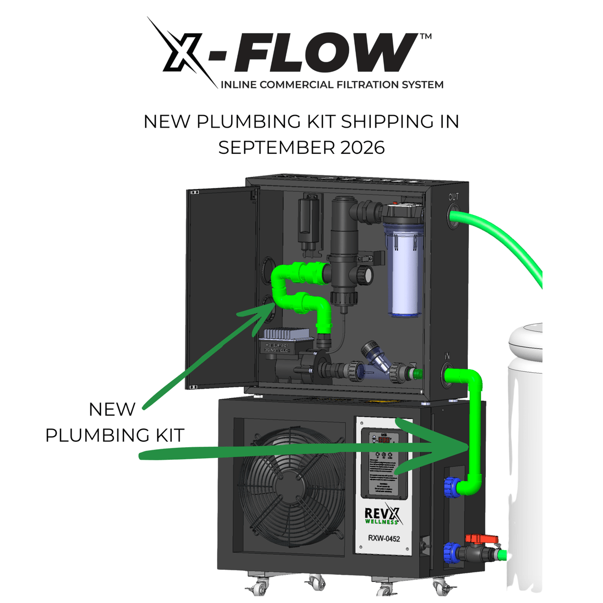 RevX X-FLOW Cold Plunge Filtration System - Aloha Swim Wellness