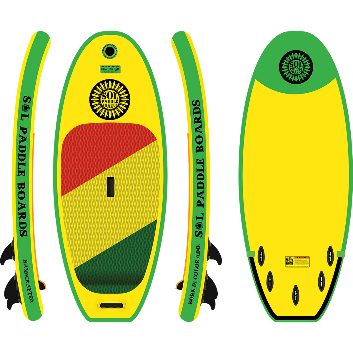 SOLjah Inflatable River Surfboard - Aloha Swim Wellness