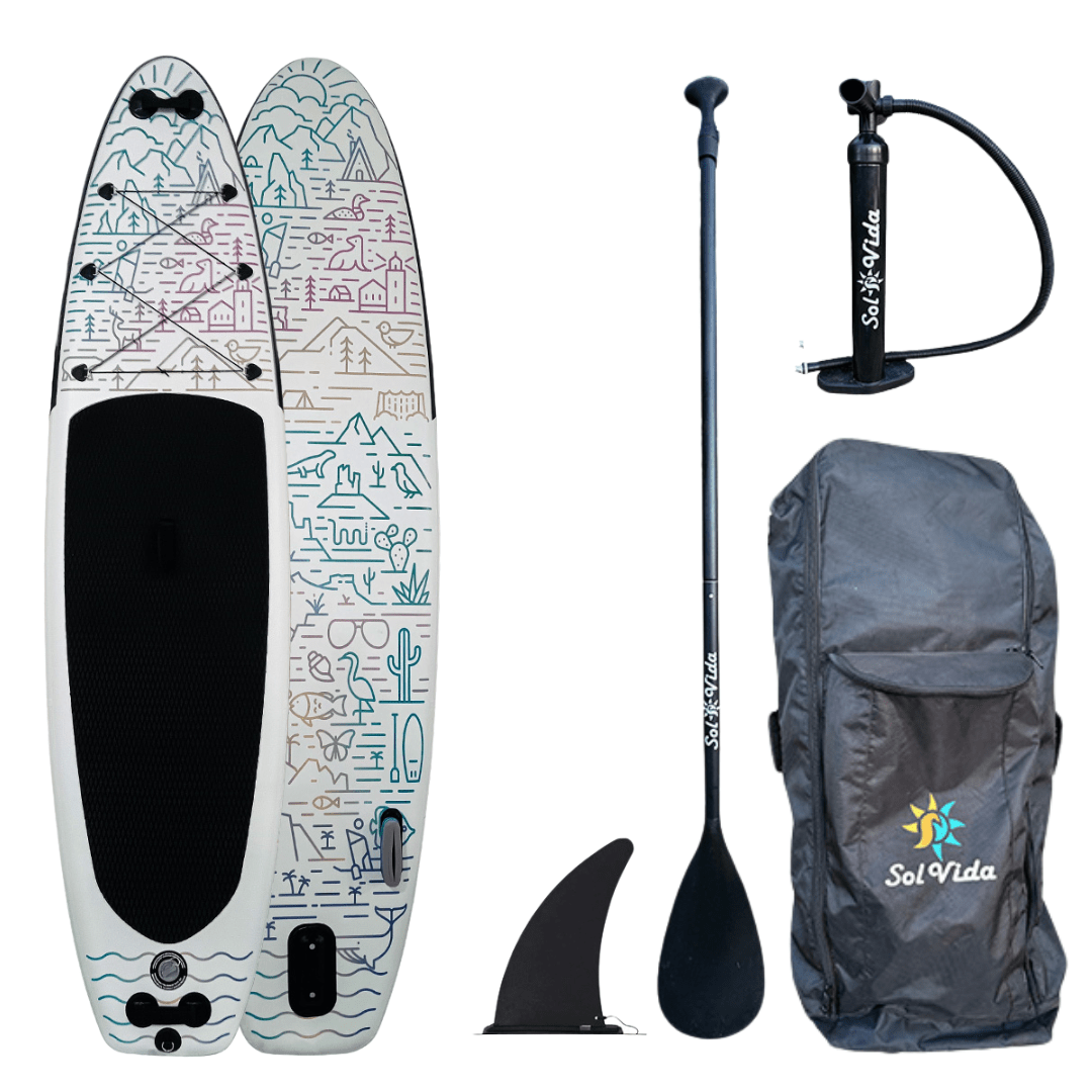 SOLVIDA VidaGlide 10'6 Inflatable Paddle Board - Aloha Swim Wellness