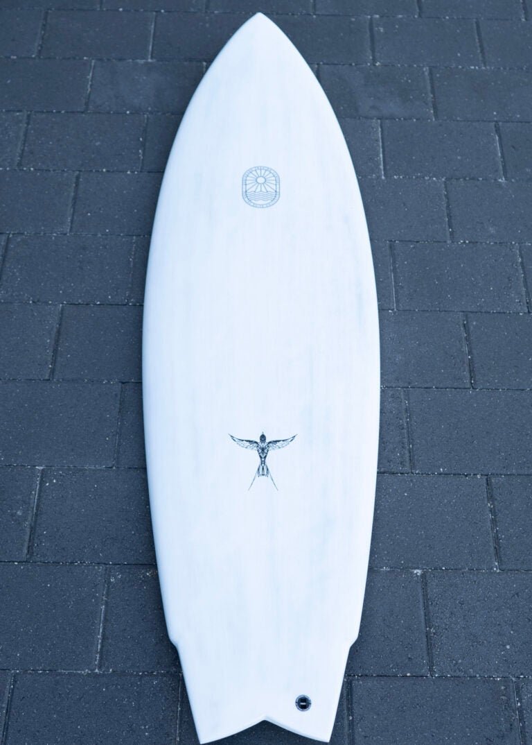 Swallow Fish Bomb Proof Tech Carbon Surfboard – High-Performance Fish, 26.7–36.2L - Aloha Swim Wellness