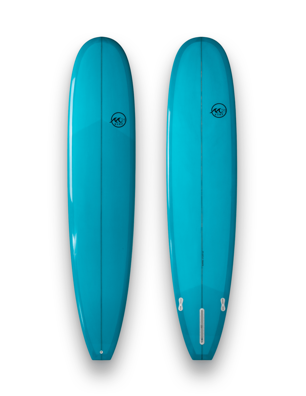 Tomahawk Blue Longboard Surfboard – Classic Spoon Concave & Smooth Glide - Aloha Swim Wellness