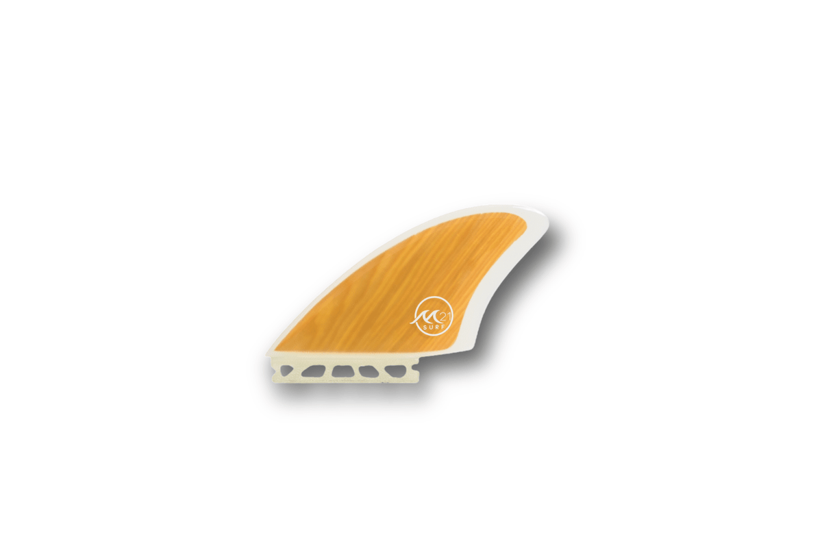 Twin Keel Surfboard Fins – K2-Style Outline, 2-Piece Set - Aloha Swim Wellness