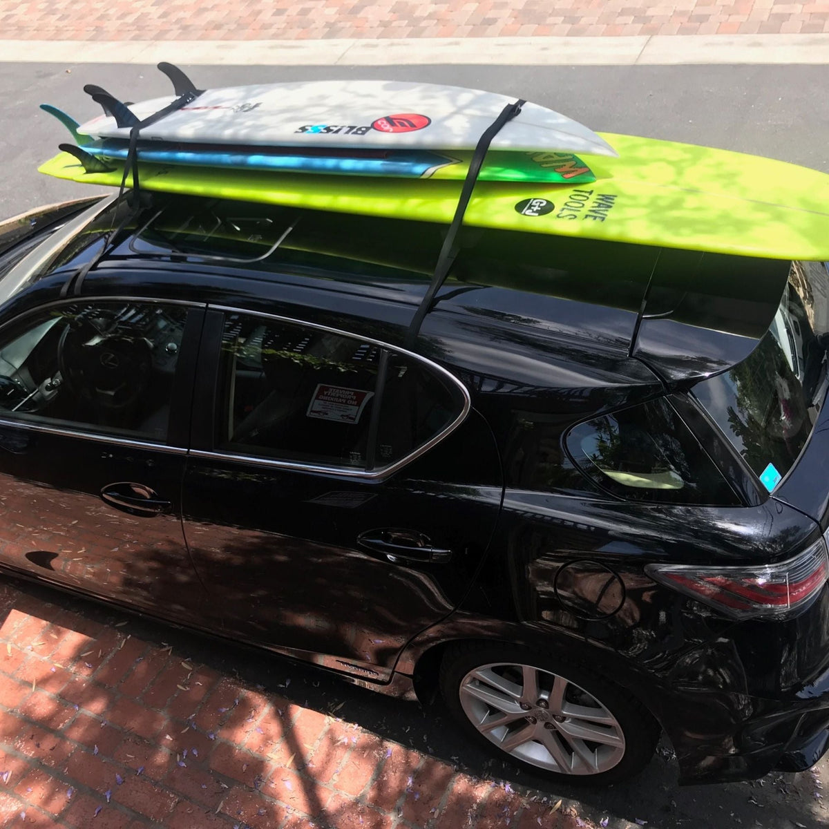 Premium Soft Surfboard Car Roof Rack – Universal Vehicle Carrier for Surfboards and SUPs