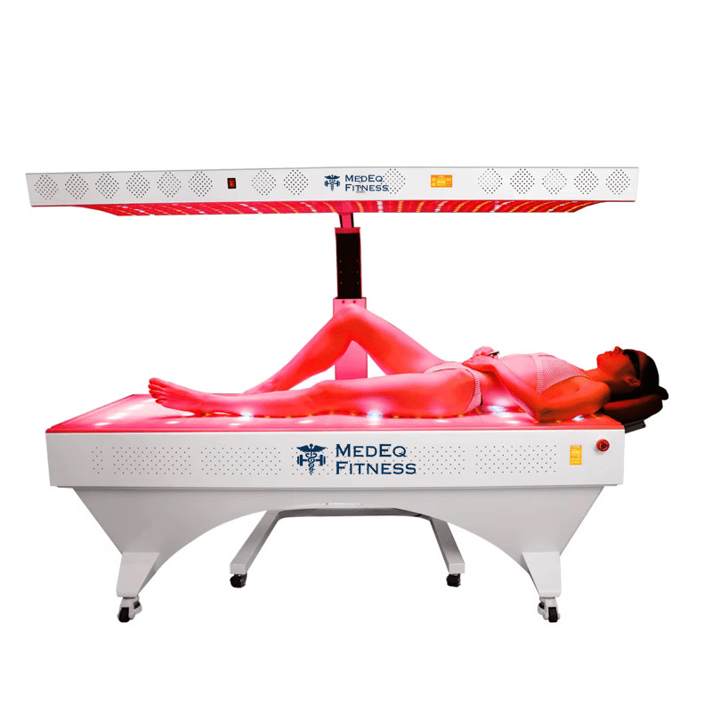 TimeLight™ Multi-Spectrum Red Light Therapy Table &amp; Panel System – Full-Body Red & NIR