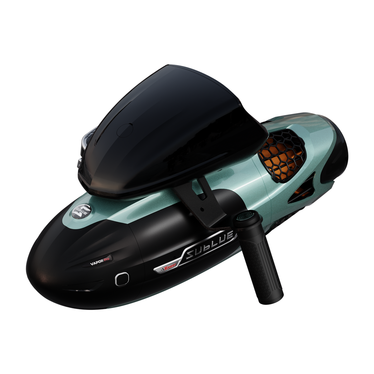 SUBLUE VAPOR Pro Underwater Scooter – 7.46 MPH Pump-Jet Performance with Dual Batteries